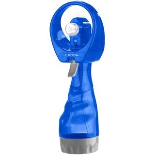 Pearl Hand-Ventilator mit Wassersprüher, 300 ml-Wassertank, Batteriebetrieb
