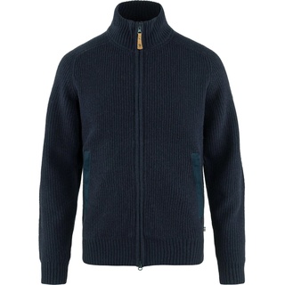Fjällräven Fjallraven 87071-555 Övik Zip Cardigan Knit M Herren Dark Navy Größe M
