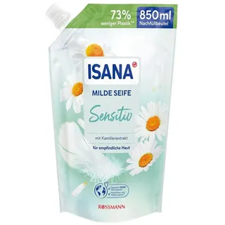 ROSSMANN ISANA Milde Seife »Sensitiv« 850 ml Nachfüllbeutel weiß