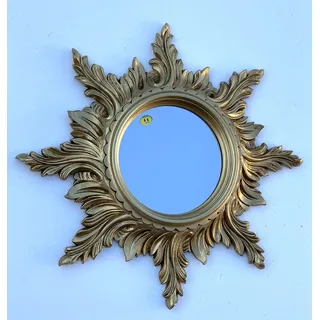 artissimo Wandspiegel Sonne Antik Gold Sonnenspiegel 50cm Barock Badspiegel Flurspiegel Sun Mirror C495