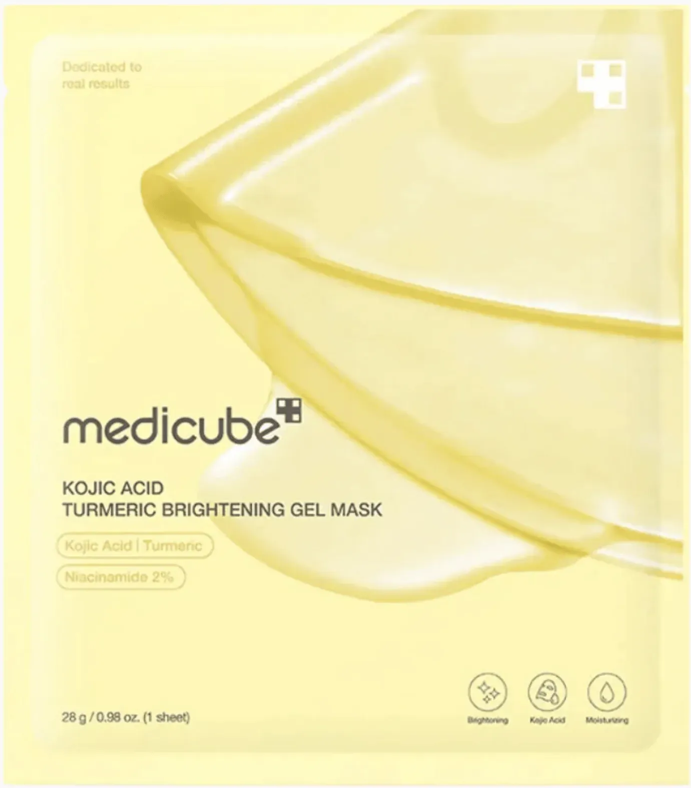 Medicube Kojic Acid Turmeric Brightening Gel Mask 28g
