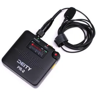 Deity PR-2 Stereo Pocket Recorder mit Lavalier Mic,