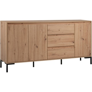 MID.YOU Sideboard Eiche Artisan - 170x87x40 cm