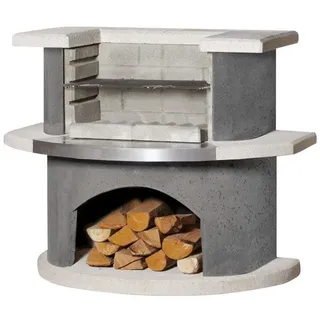 Buschbeck Grillbar Stockholm 110 x 65 x 93 cm weiß/grau