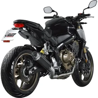 MIVV Gp Pro Auspuff H.072.KXBP 4-1 schwarz für CB/CBR 650 R 2019-23 H.072.lxbp Homologiertes Vollliniensystem - Black - Homologated