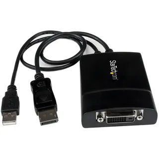 Startech DisplayPort auf DVI-D Adapter 0,37 m Schwarz