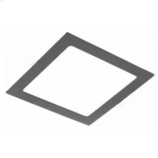 Aigostar Eckige LED Einbauleuchte 18W schwarz Aluminium 224 x 224 x 22mm 1520 Lumen Warmweiß