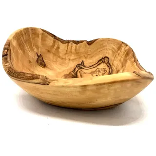 D.O.M. Die Olivenholz Manufaktur Schale rustikal aus Olivenholz