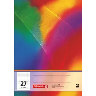 Brunnen Schulheft A4 Lineatur 27 16 Blatt
