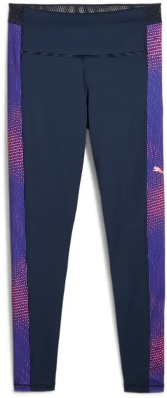 Puma Damen IndividualBlaze Tight Leggings dunkelblau-lila-rosa M
