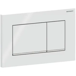 Geberit Sigma30 Betätigungsplatte für 2-Mengen-Spülung weiß/hochglanz-verchromt 115.883.KJ.1