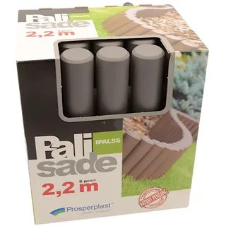 Prosperplast Gartenpalisade anthrazit Beeteinfassung Beetumrandung Beetpalisade Rasenkante