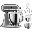 KitchenAid Küchenmaschine Artisan 185er medaillon silber