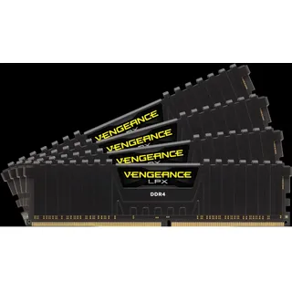 64 GB (4 x 16 GB) DDR4 2666 MHz CL16 (CMK64GX4M4A2666C16)