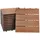 WPC Bavaro hellbraun 30 x 30 x 2,2 cm 6 St.