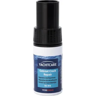 Yachtcare Gelcoat Crack Repair RAL 9010 | Für die schnelle Gelcoat und GFK Reparatur | Zum Verschließen von Haarrissen & kleinsten Abplatzungen | 9ML