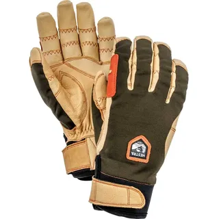 Hestra Ergo Grip Active Infinium Gloves (Dunkelgrün 9 Größe) Handschuhe braun/beige 2021 Wintersport Handschuhe