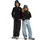 1/4 Zip Pullover Schwarz XXL