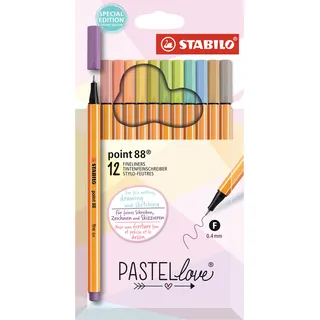 Stabilo Fineliner point 88 Pastellove
