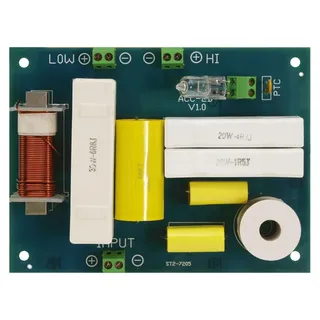 Kenford Frequenzweiche Pro, 2 Wege, 200 Watt, Acc-2b mit Schutzschaltung