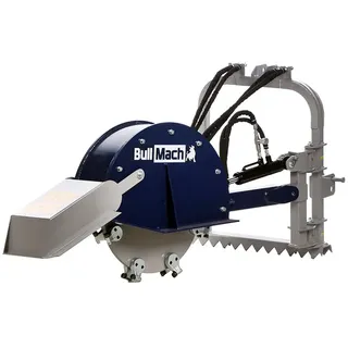 BullMach ARES 61 H - Baumstumpffräse mit Traktoranbau - hydraulische Verschiebung