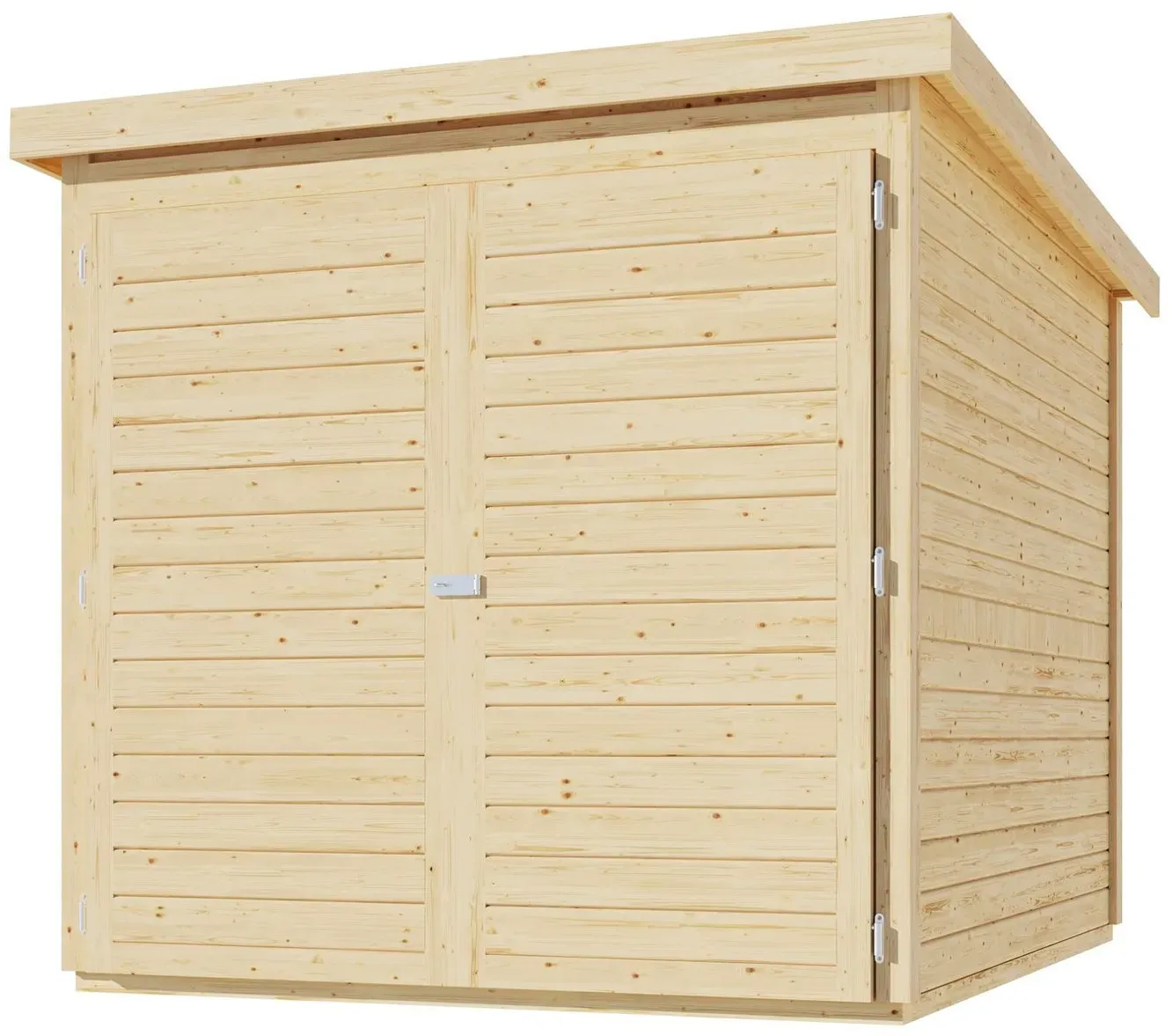 Karibu Fahrradgarage für 3 Räder - 162,5x216,5x167cm - naturfarben -