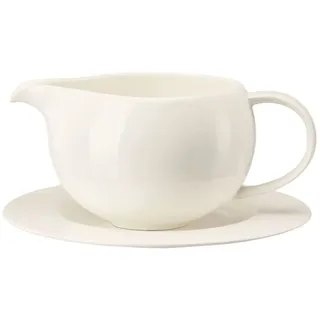 Rosenthal Sauciere Brillance Weiss Sauciere 2tlg, Bone China, (Saucieren), Saucieren bunt|weiß