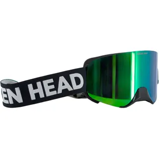 Broken Head Motocross-Brille Magnetic-Struggler Grün Verspiegelt