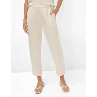 Brax Damen Chino Style MONA S EGGSHELL, hellbeige, Gr. 46L