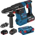 Bosch Bohrhammer GBH 18V-26 F, Professional, SDS+, 18V / 5,0Ah, mit 2 Akkus, Schlagkraft 2,6 Joule