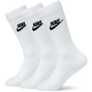 Nike Sportswear Everyday Essential Crew-Socken White/Black 38-42