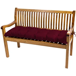 TexDeko Bankauflage 190 x 50 x 8 cm rot 1 St.