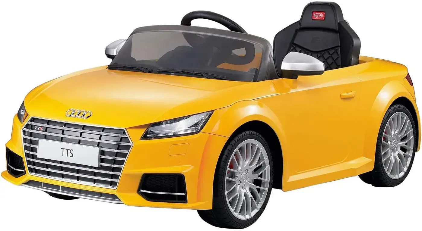 Rastar - Ride-On Elektroauto für Kinder - Audi TTS Roadster (gelb)