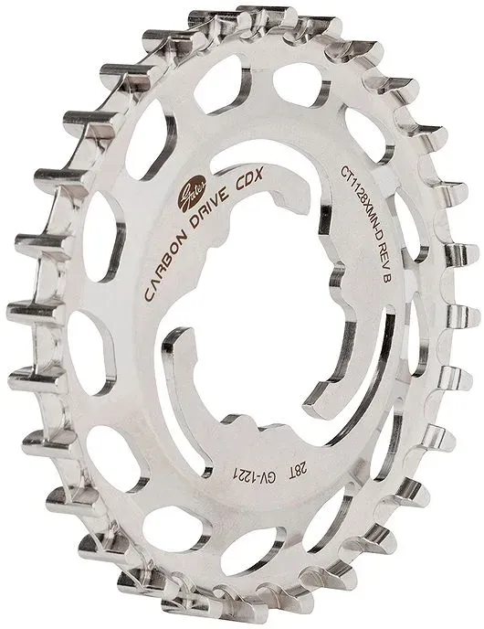 Gates Riemenscheibe CDX Shimano Alfine DI2 (hinten) silber     28 Zähne