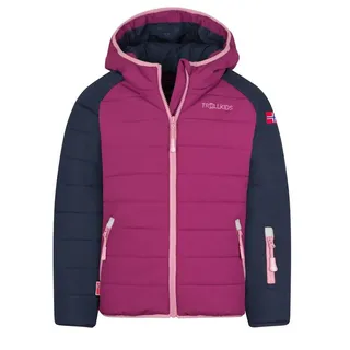TROLLKIDS Ski-/ Snowboardjacke Hafjell PRO Marine/Pflaume/Mauve blau|violett 176