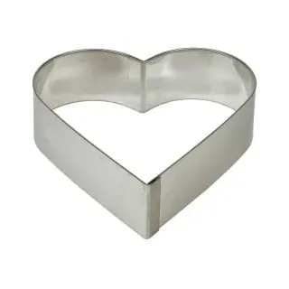 SCHNEIDER Tortenring, Herz 155072 , Durchmesser: 200 mm, Höhe: 50 mm