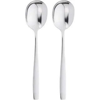 Gräwe Servierlöffel 2er Set, Edelstahl, Serie Königstein,