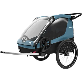 Thule Courier Kinderanhänger aegean blue