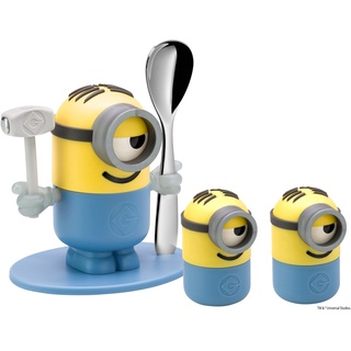 WMF Eierbecher-Set Minions® mit Salzstreuern und Löffel, 4-teilig