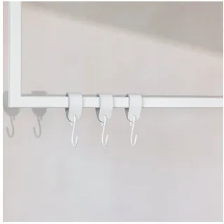 metallbude Garderobenhaken 3er-Set Schwarz