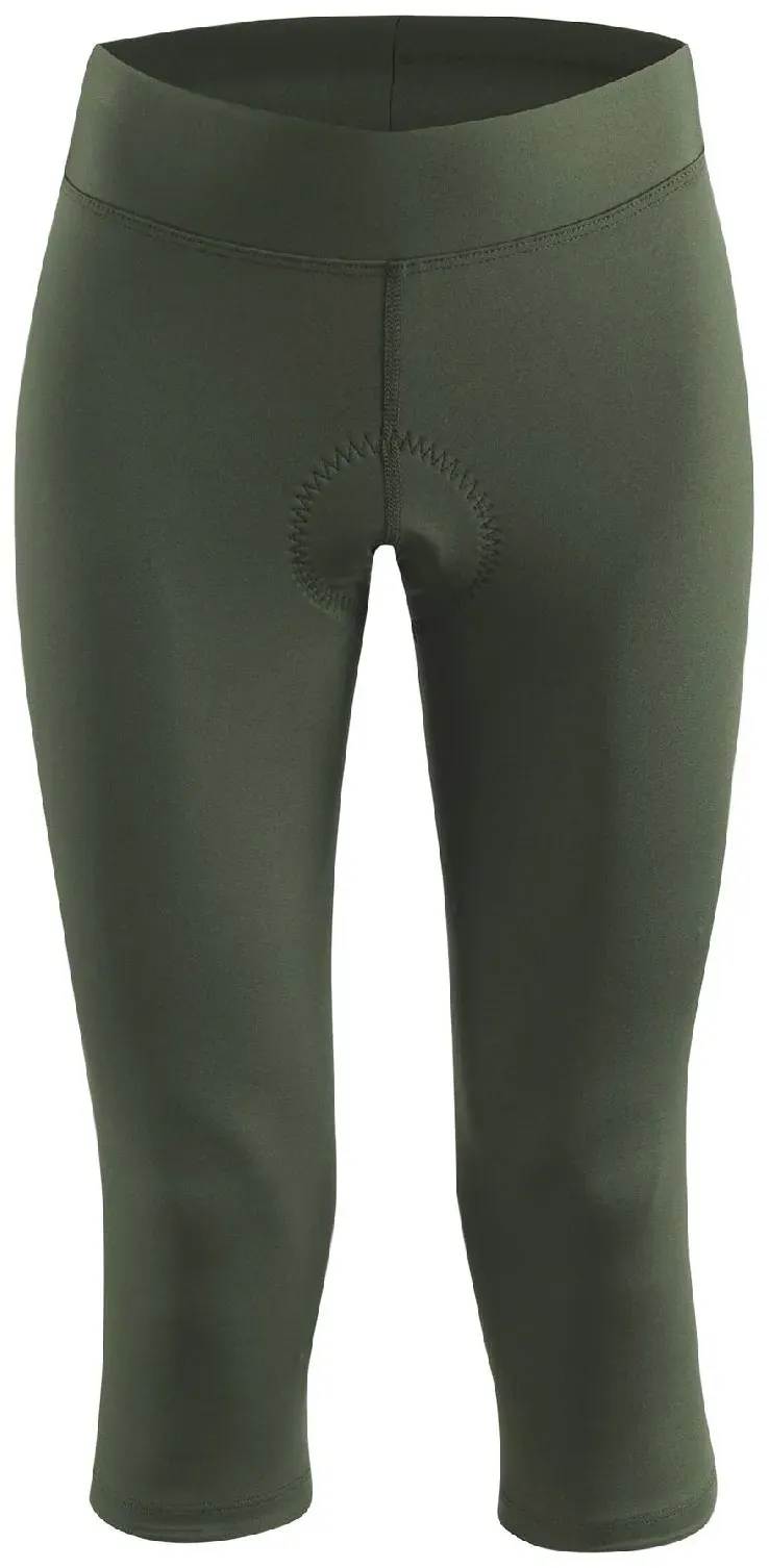 Löffler 3/4 Bike Tights Basic Radhose Damen olive- Gr. 44