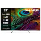 Sharp 55JP7265E (55", Mini-LED, 4K, 2025), TV, Schwarz, Silber