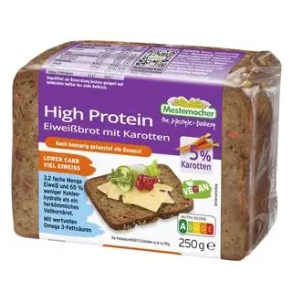 Mestemacher Karotten, Eiweißbrot 250G