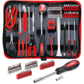 Hi-Spec 56-tlg. Präzisionswerkzeug-Set für Computer, Handys und Laptops – Mit Ratschenschraubendreher, Pozidriv-, Pentahole- und 20tlg.Präzisionsbits Set und Elektronik Werkzeugen
