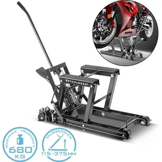 STAHLWERK Motorrad-Hebebühne mlt-680 ST 680 Kg Tragkraft 115-375 mm Hubbereich