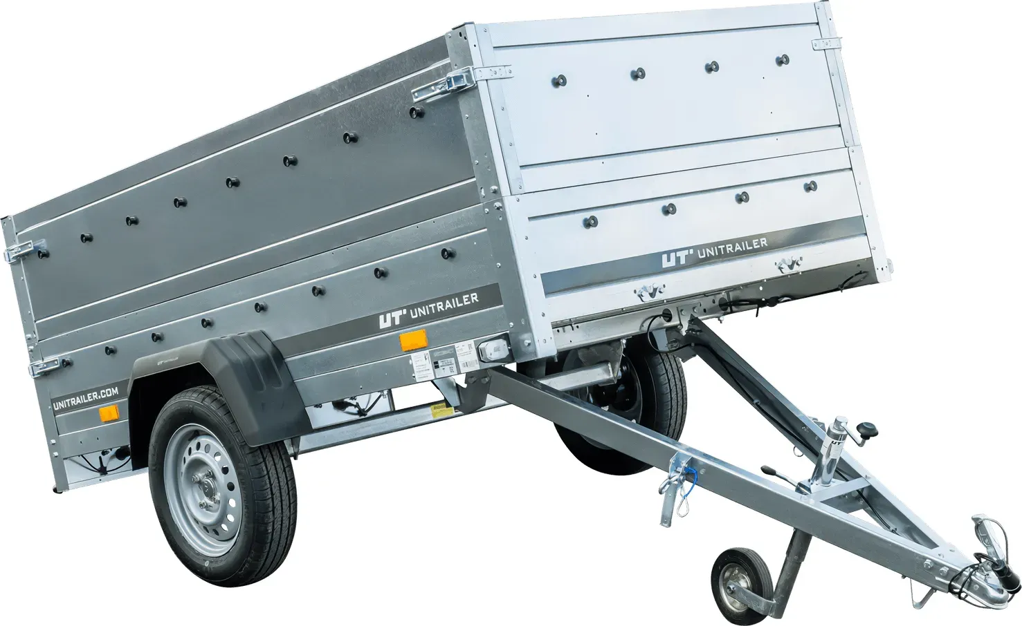PKW-Anhäger 230x125 UNITRAILER GARDEN 230 KIPP mit Zusatzwänden