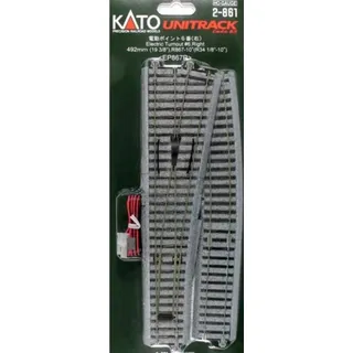 KATO H0 Unitrack 2-861 Weiche, rechts 492 mm 1 St.