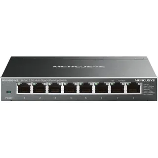 TP-Link Mercusys MS108GS-M2 8-Port 2.5G Multi-Gigabit Desktop Switch,