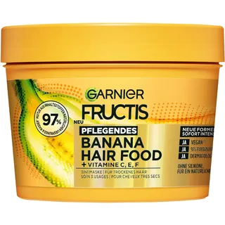 Garnier Fructis Banana Hair Food 3in1 Maske für trockenes Haar 400 ml