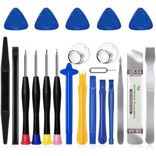 DTD 22 in 1 Handy Reparatur Werkzeug Set, Präzisions Schraubendrehe Handy Öffnungs Reparatur Werkzeug für Smartphone,Tablets, Uhren, Brillen